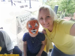Kinderschminken Tiger buchen