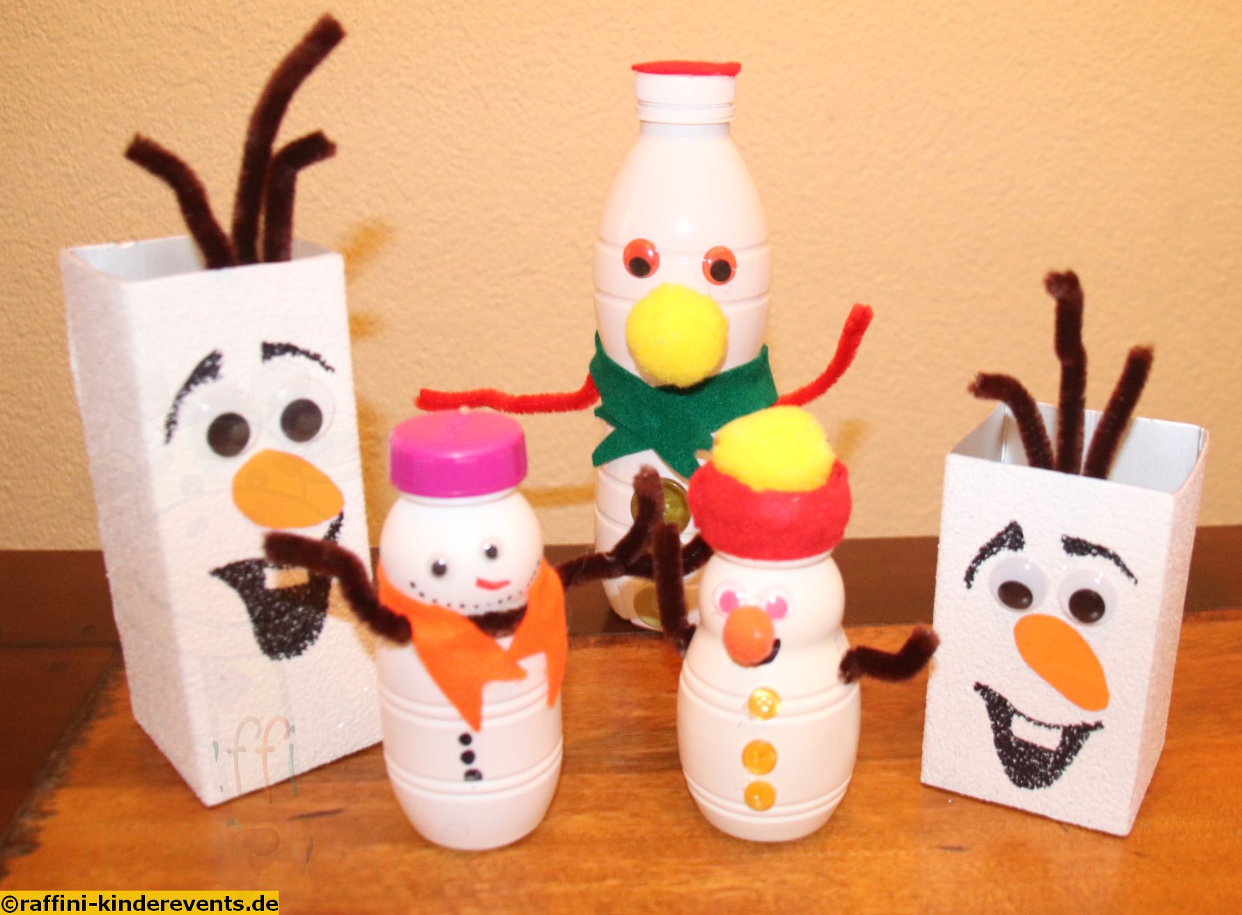Adventsbasteln, Weihnachten Nikolaus Kinder