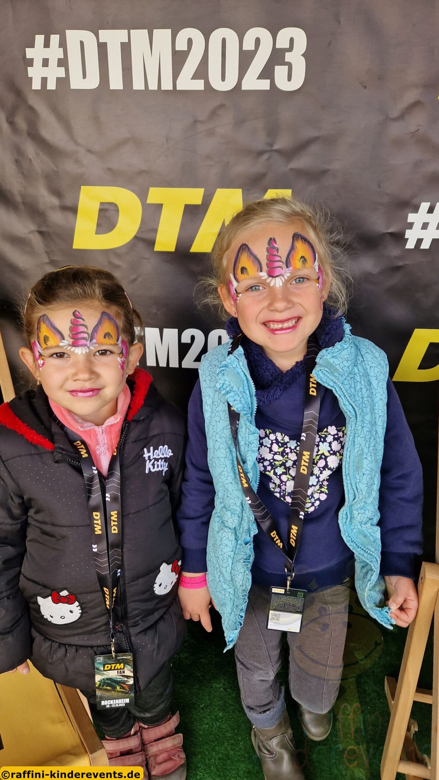 Einhorn Kinderschminken DTM Hockenheimring
