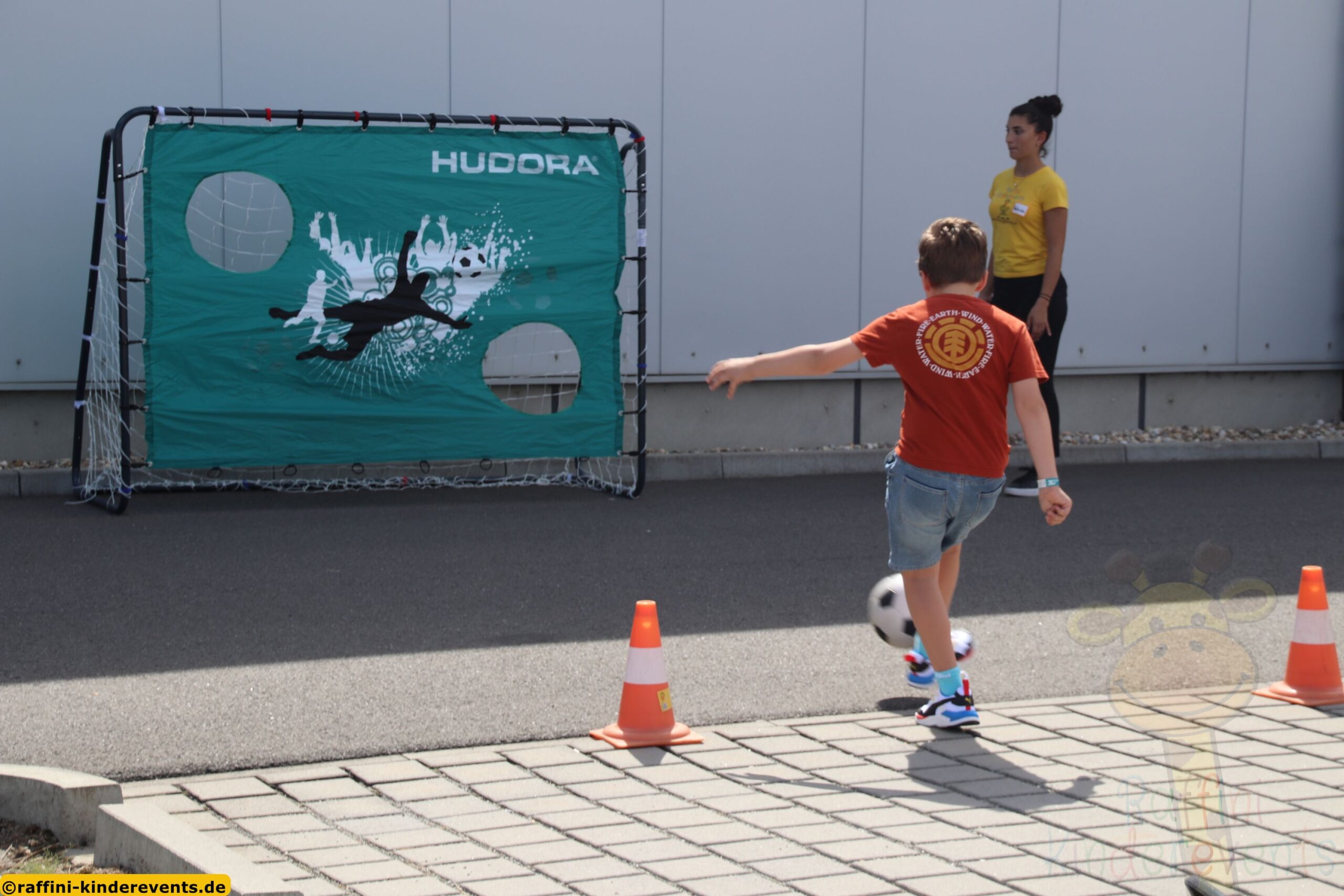 Fussball Tor Stadtfest, Firmenfeier mieten