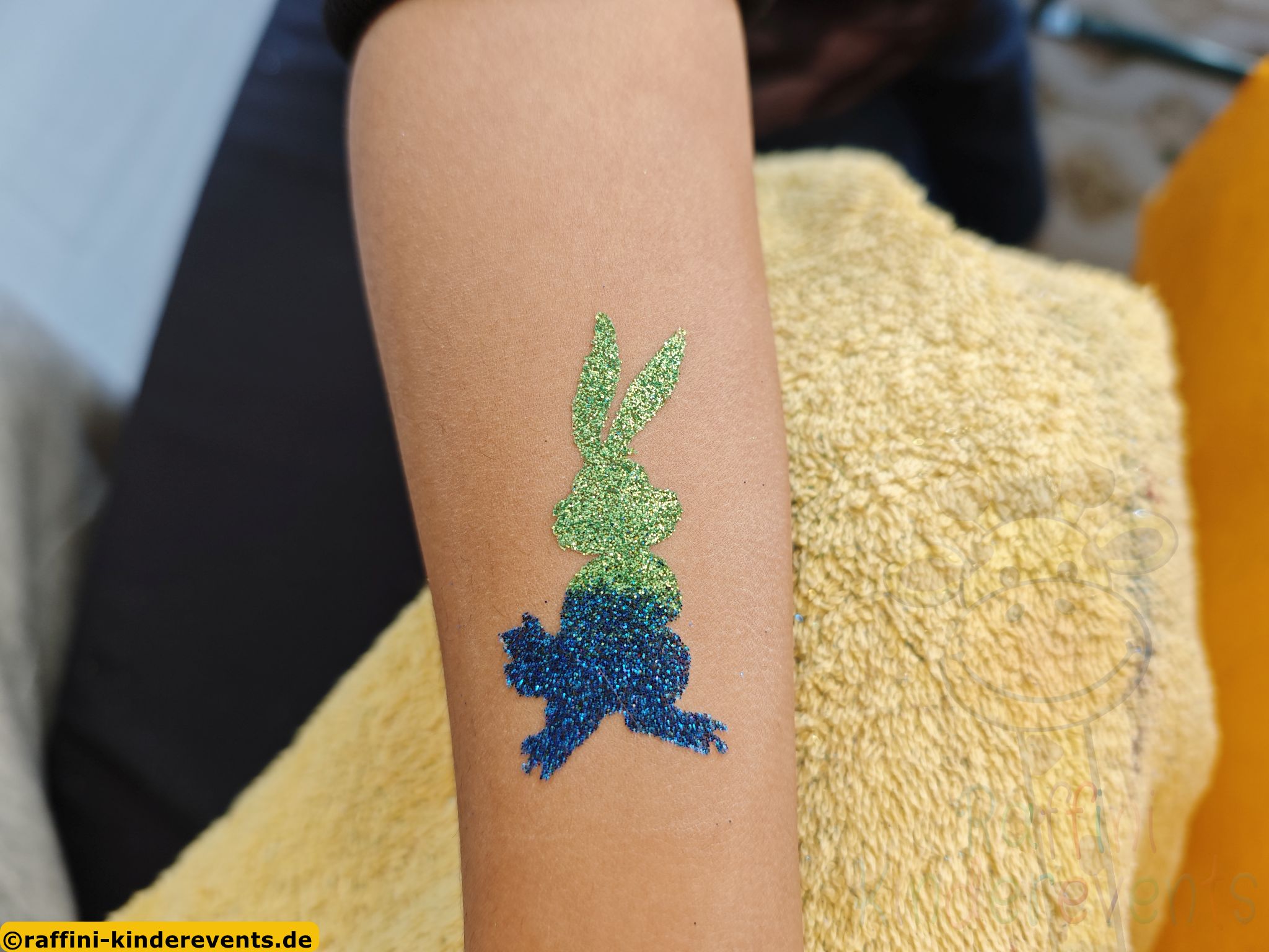 Glitzer Tattoos Ostern Heidelberg