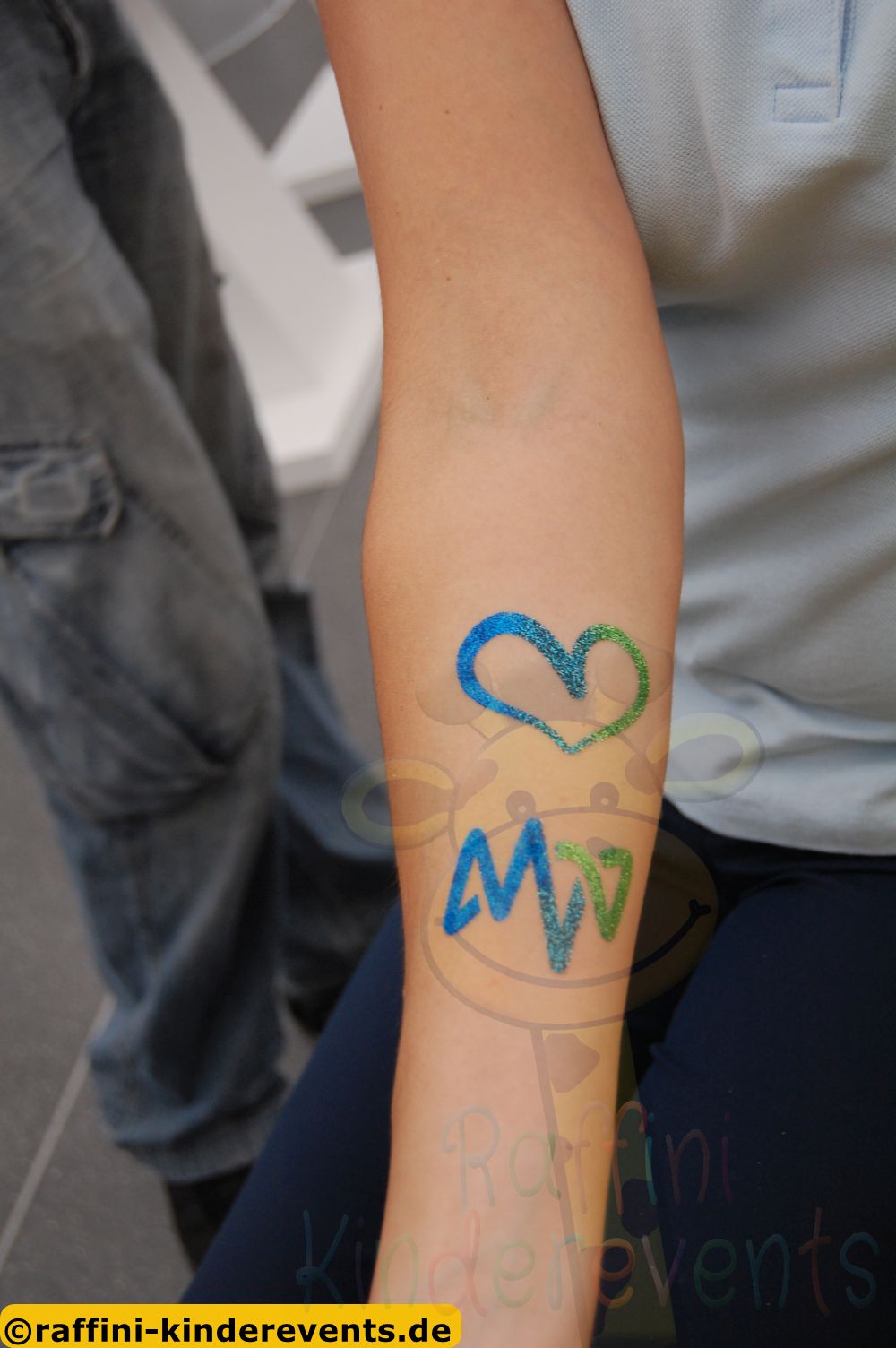 Glitzer tattoos MVV Mannheim Logo