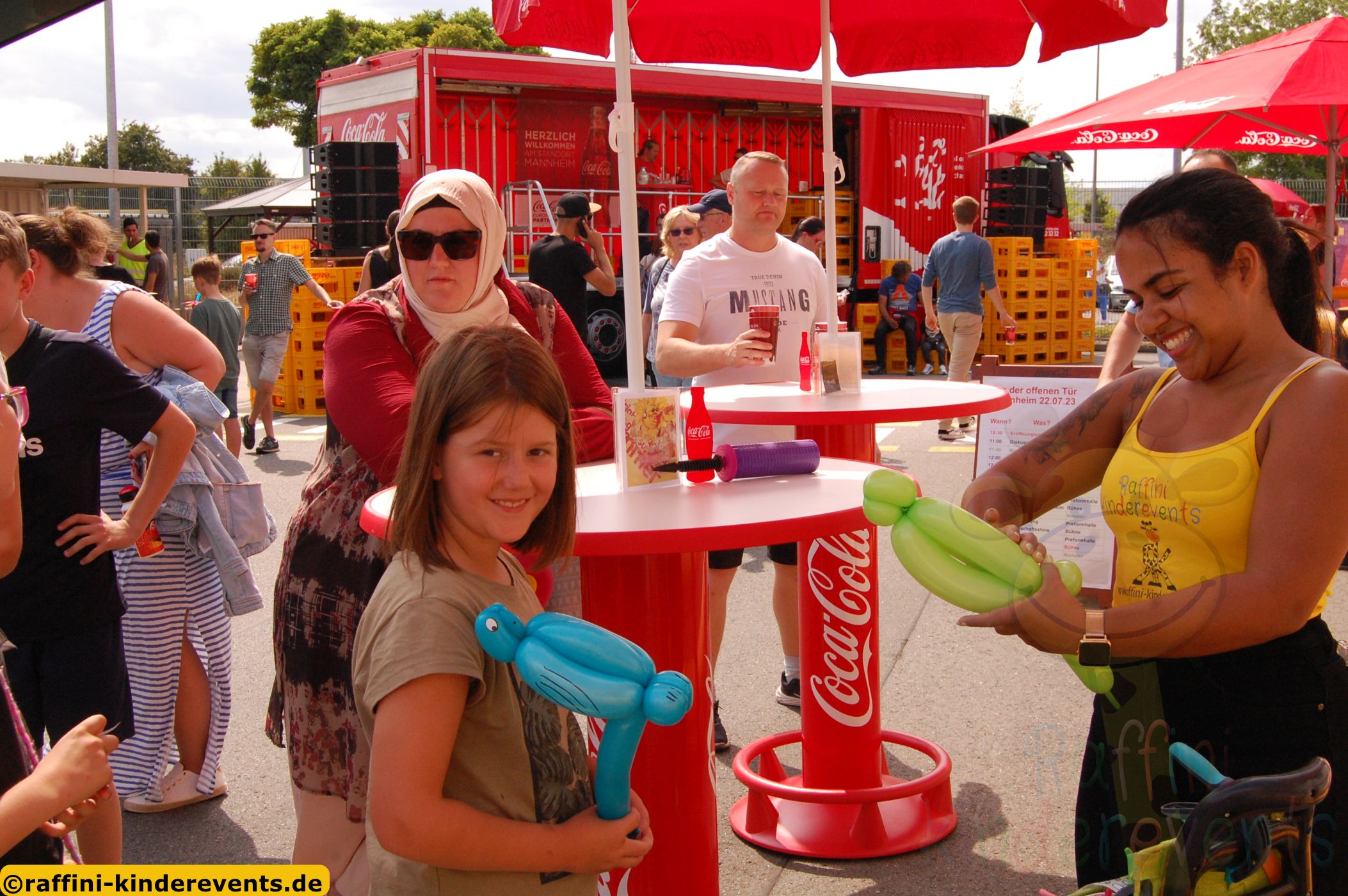 Kinderprogramm Familientag Coca-Cola Mannheim