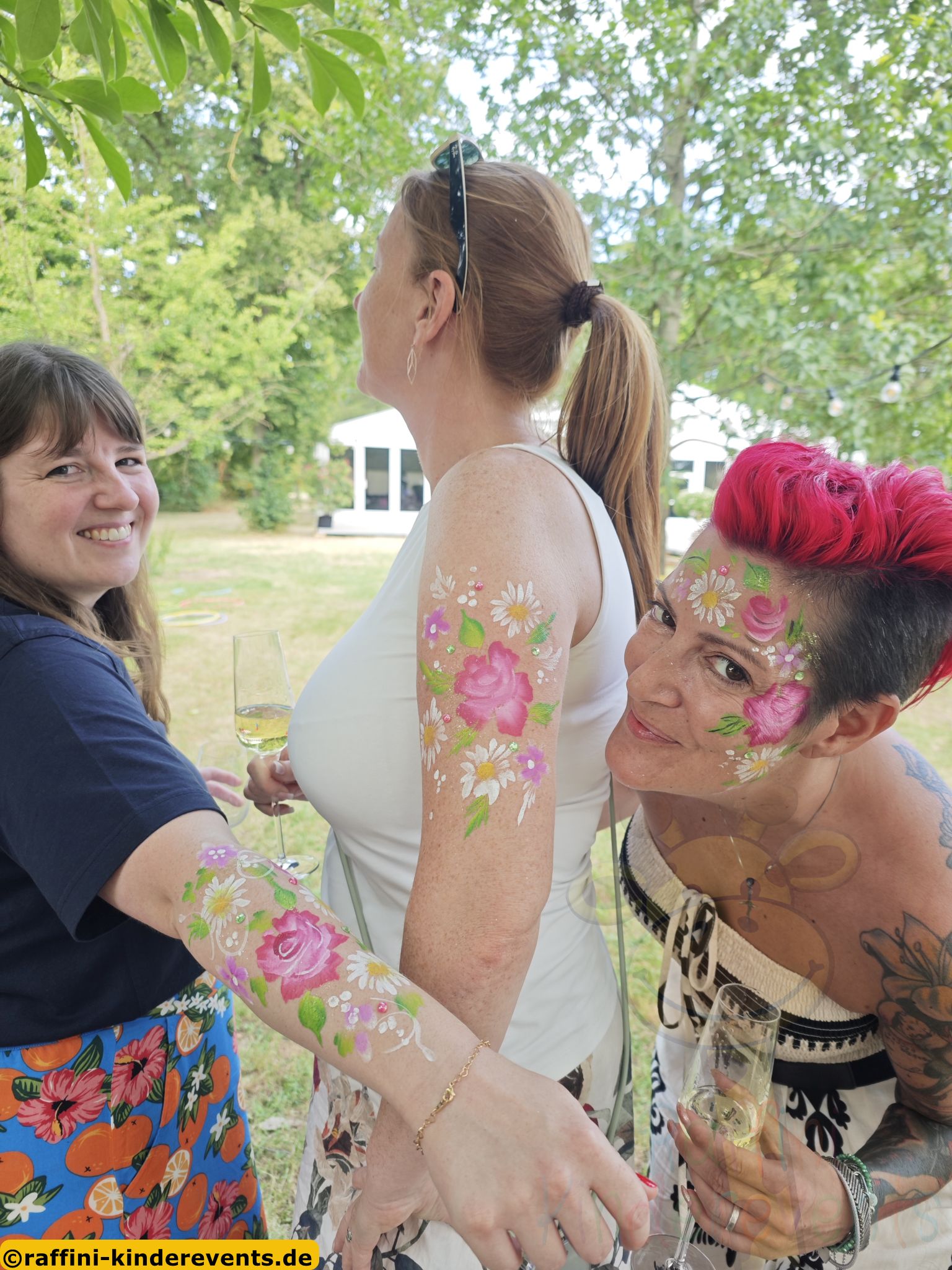 Kinderschminken, Facepainting Sommerfest Bad Duerkheim