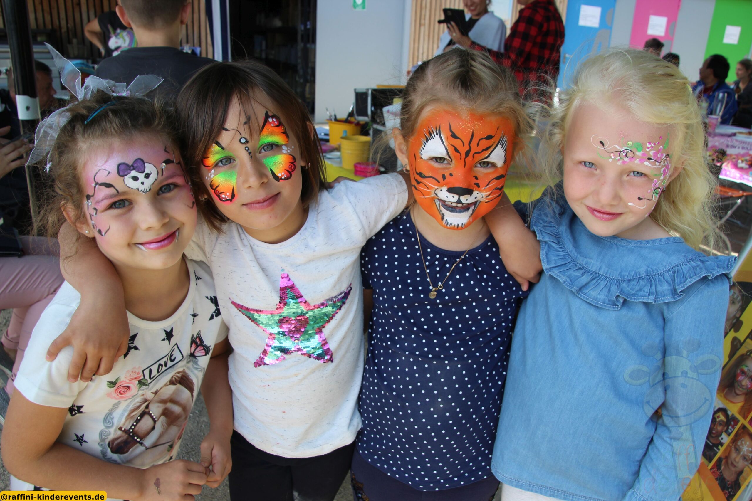 Kinderschminken Geburtstag AllaHopp Schwetzingen