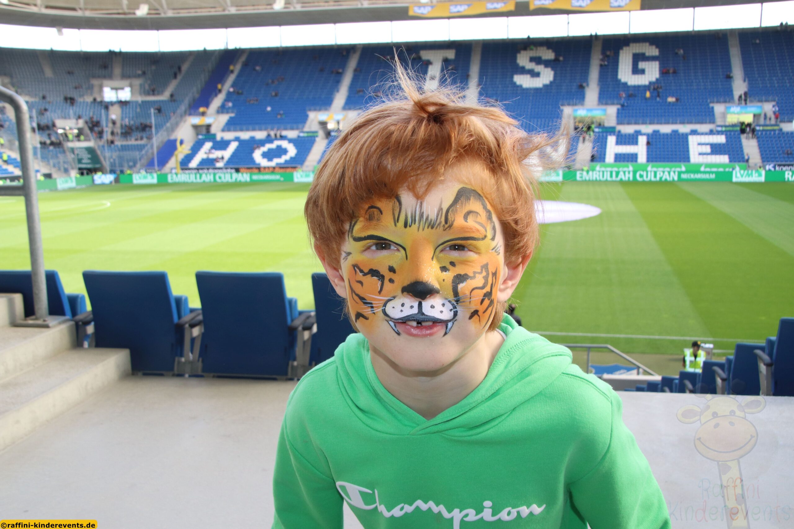 Kinderschminken TSH Hoffenheim Sinsheim