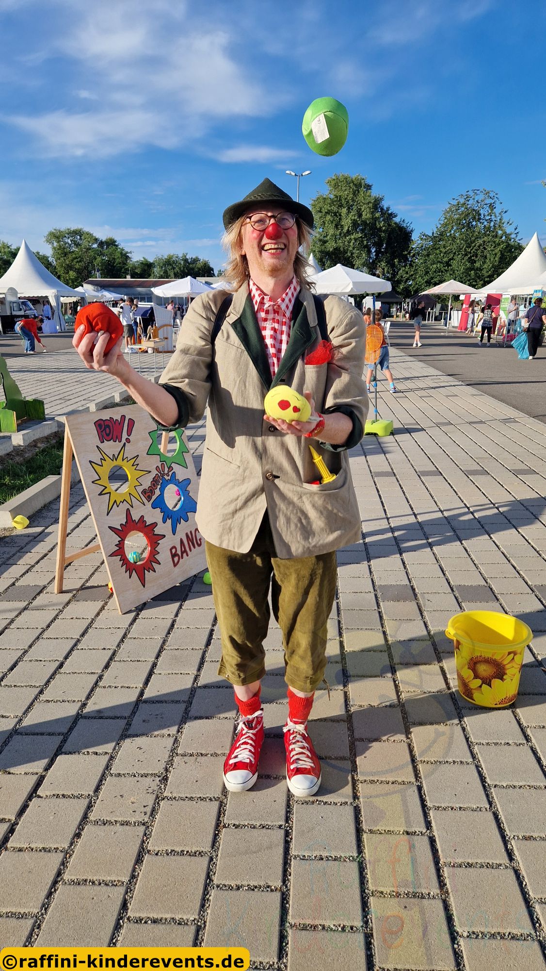 Kuenstler Clown Animation Firmenfest Mannheim