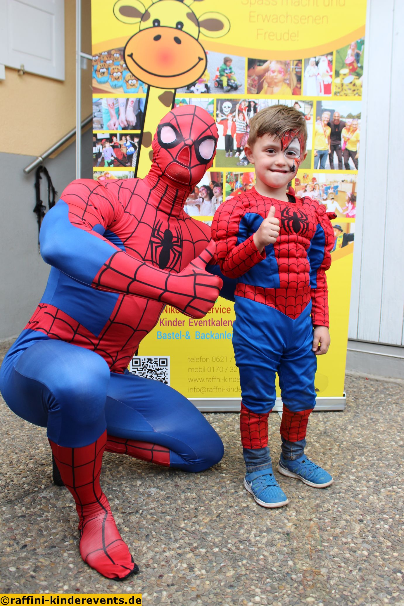 Spidermen Besuch Bad Duerkheim