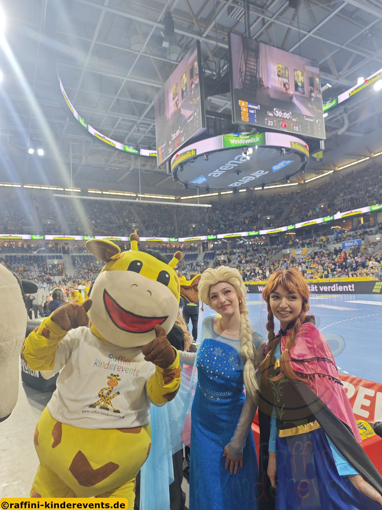 Maskottchen, Prinzessinnen SAP Arena Mannheim